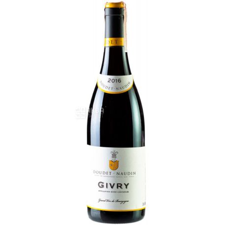 Doudet Naudin Givry 2016, Вино червоне сухе, 0,75 л