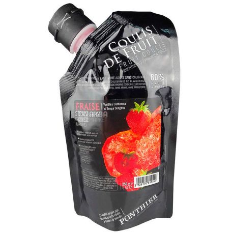 Ponthier Клубника, Соус охлажденный, 250 г