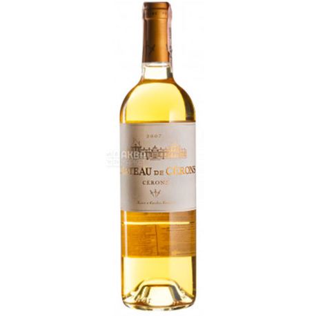 Chateau de Cerons Blanc, Вино біле солодке, 0,75 л