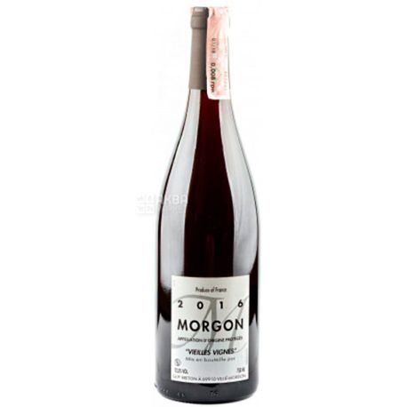 Guy Breton, Morgon Vielles Vignes, Dry red wine, 0.75 L