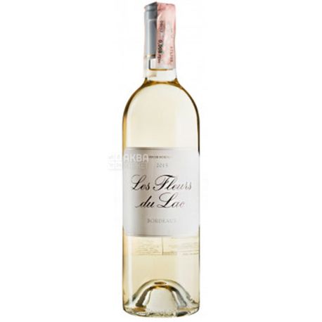 Les fleur du Lac 2015, Вино белое сухое, 0,75 л