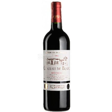Chateau de Bensse 2012, Вино красное сухое, 0,75 л