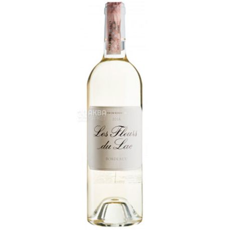 Les fleur du Lac, Вино белое сухое, 0,75 л