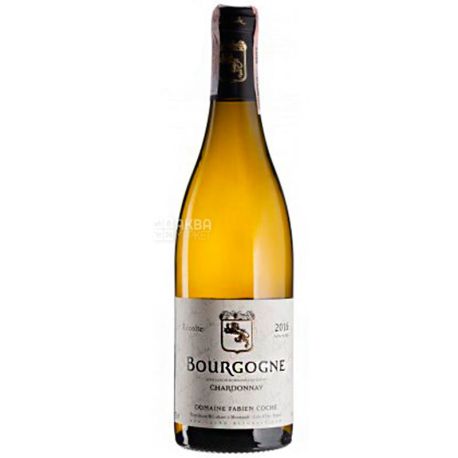 Domaine Fabian Coche, Bourgogne Chardonnay, Вино біле сухе, 0,75 л