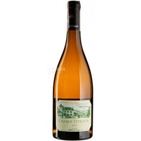 Billaud-Simon, Chablis Tete d'Or 2017, Dry white wine, 0.75 L