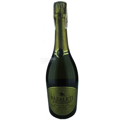 Bazaleti Вино игристое, Белое полусладкое 0,75 л