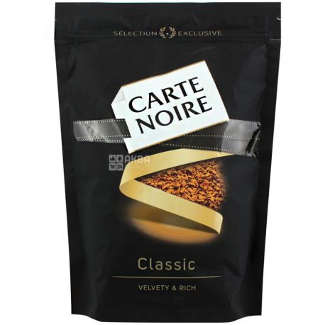 Carte Noire, 140 г, Кава Карт Нуар, сублімована, середнього обсмаження, розчинна