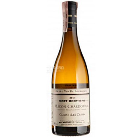 Bret Brothers, Macon-Chardonnay Climat Les Crays, Dry White Wine, 0.75 L