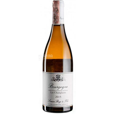 Simon Bize et Fils, Bourgogne Les Champlains 2015, Вино біле сухе, 0,75 л