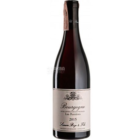 Simon Bize et Fils, Bourgogne Les Perrieres 2015, Вино червоне сухе, 0,75 л
