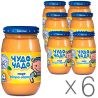 Чудо-чадо, Пюре детское, яблочно-абрикосовое с сахаром, 170 г, упаковка 6 шт.