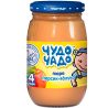 Чудо-Чадо, пюре для малышей, яблочно-персиковое, с сахаром, с 5-ти месяцев, 170 г