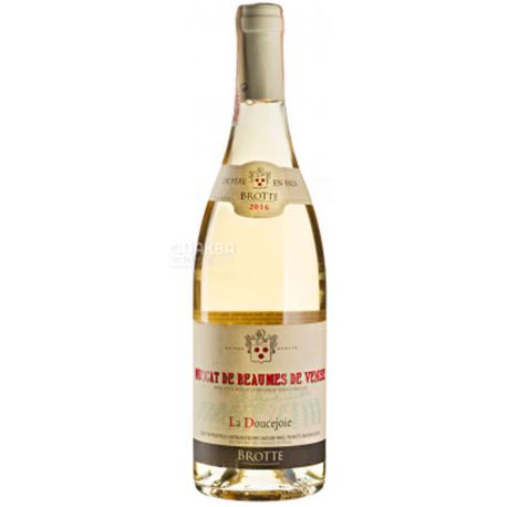 Brotte S.A. La Doucejoie Muscat De Beaumes De Venise 2016, Вино белое сладкое, 0,75 л