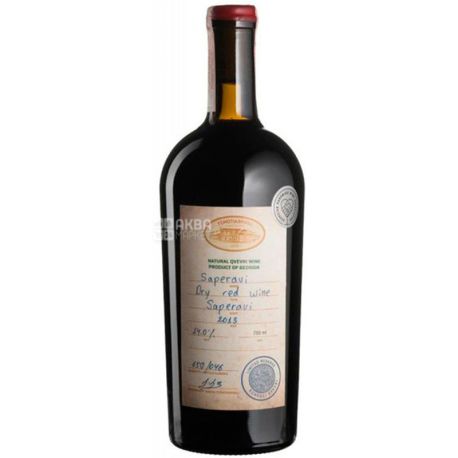 Saperavi Reserve Tchotiashvili, Dry red wine, 0.75 L