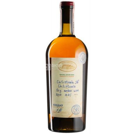 Chitistvala Specially Bottled Tchotiashvili, Вино біле сухе, 0,75 л