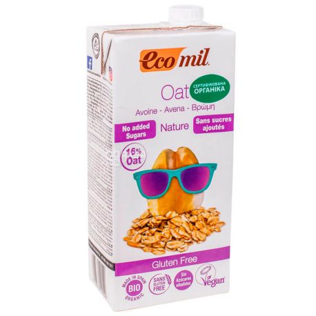 Ecomil, Oat, 1 L, Ekomil, Herbal drink with oats, sugar free