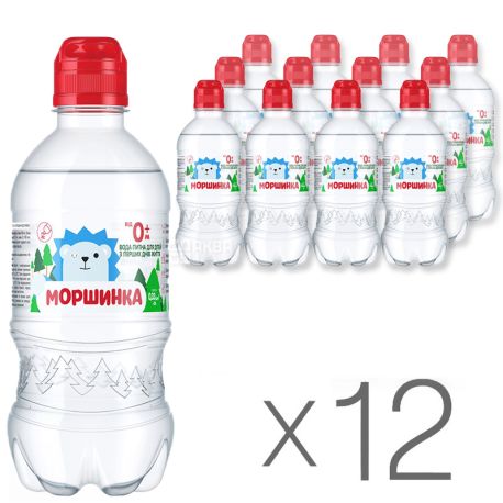 Morshinka Sport non-carbonated, Mineral water, 0.3 l, Packaging 12 pcs., PET, PAT