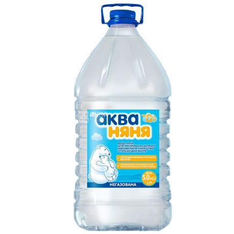 Aqua Nanny, Children's Water non-carbonated, 5l, PAT