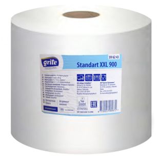 Grite, Standart XXL 900, 1 рул., Протирочная бумага Грите Стандарт, однослойная, 900 м, 30х30 см