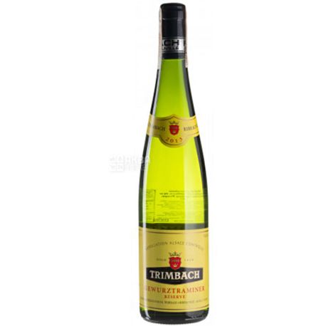 Trimbach, Gewurztraminer Reserve, Вино белое полусухое, 0,75 л