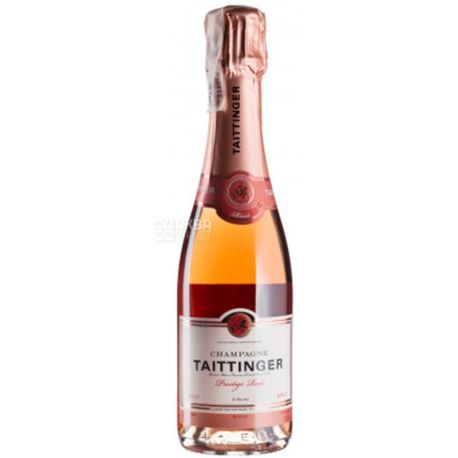 Taittinger, Prestige Rose, Вино ігристе рожеве Брют, 0,375 л