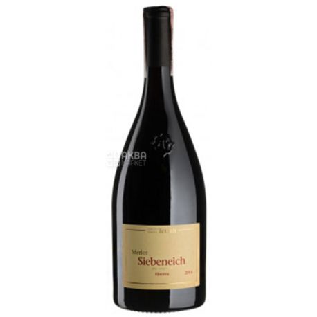 Cantina Terlano, Merlot Riserva Siebeneich 2016, Вино червоне сухе, 0,75 л