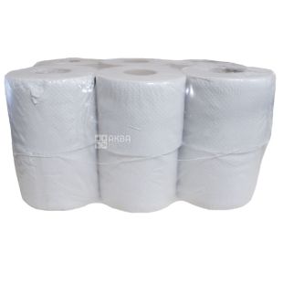 Bima, 12 рул., Туалетная бумага Бима, 1-слойная, 45 м, в аасортименте