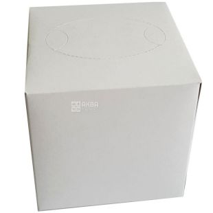Mirus Cube, 75 шт., Салфетки косметические Мирус, 2-х слойные, 20х17 см, белая коробка