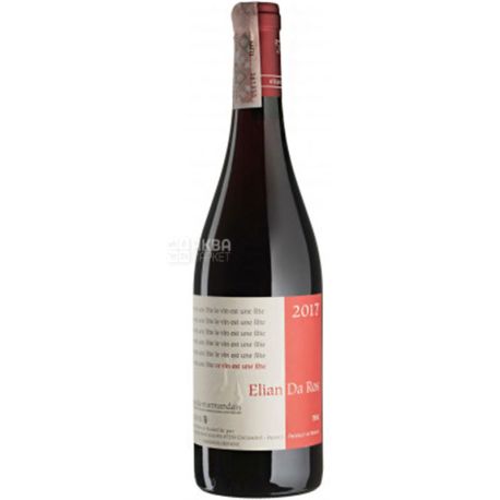 Elian Da Ros Le Vin Est Une Fete 2017, Вино червоне сухе, 0,75 л