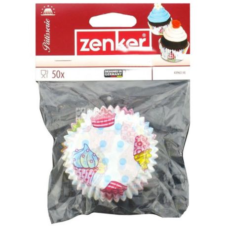 Zenker, Набір форм для тістечок, паперові, 50 шт.