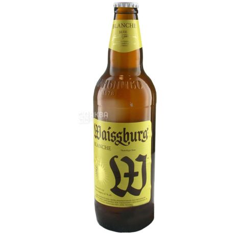 Waissburg, Unfiltered pasteurized white beer, 0.5 L