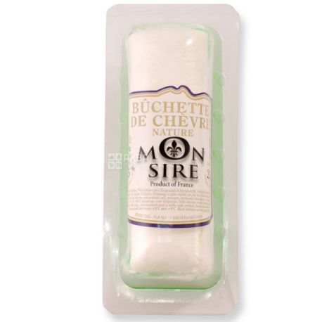 Mon Sire, Buche de Chevre, 150 г, Сыр мягкий козий, 22%