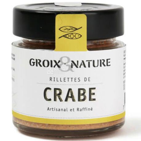 Groix & Nature, 100 г, Риет из краба