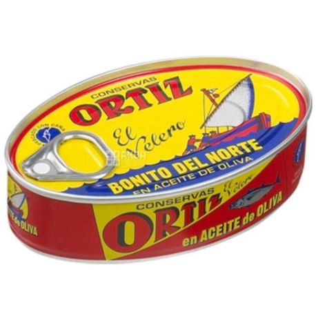 Conservas Ortiz, 112 g, Albacore Tuna in Olive Oil