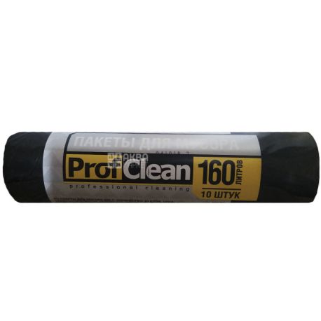 Professional Cleaning, Garbage Bags, 160 l, 10 pcs.