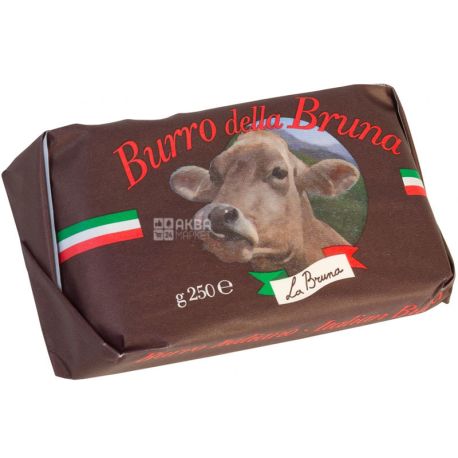 Montanari Gruzza, La Bruna, 250 г, Масло сливочное, 83%