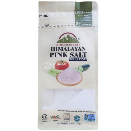 Himalayan Chef, Сіль Гімалайська рожева, 227г