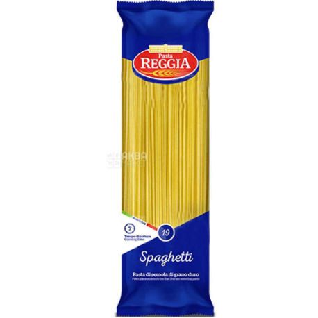 Pasta Reggia, Spaghetti, 1 кг, Макароны Паста Реггиа, Спагетти
