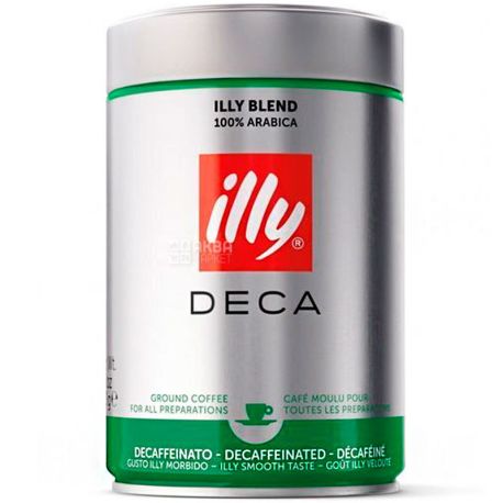 illy Deca, ground coffee, 250 g, w / w