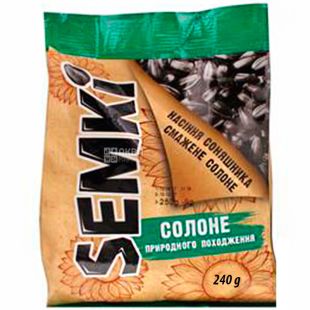Semki, Семечки подсолнечные нечищеные c солью, 240 г