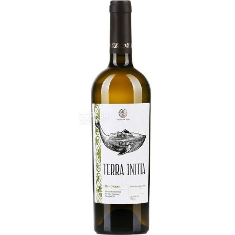 Terra Initia, Banovani, Вино белое полусладкое, 0,75 л