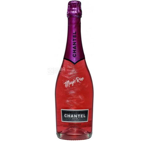 Chantel Magic Rose, Напиток винный полусладкий, сильногазированный, 0,75 л