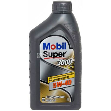 Mobil Super, 3000 5W-40, 1 л, Масло моторне