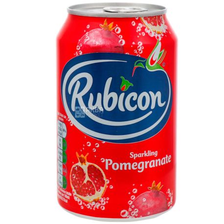 Rubicon, 0,33, Напій сильногазований, зі смаком граната