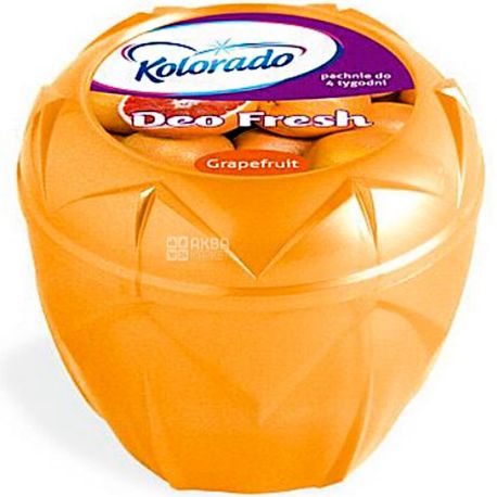 Kolorado, Deo Fresh, Грейпфрут 150 г, Гелевий освіжувач повітря