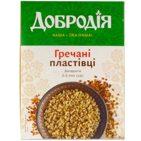 Добродія, 500 г, Пластівці гречані