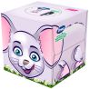 Zewa Kids Zoo Cube, 60 шт., Салфетки Зева Кидс Зоо Куб, 3-х слойные, ассорти