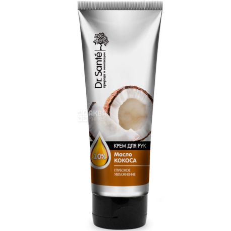 Hand cream with coconut oil, 75 ml, TM Dr.Sante