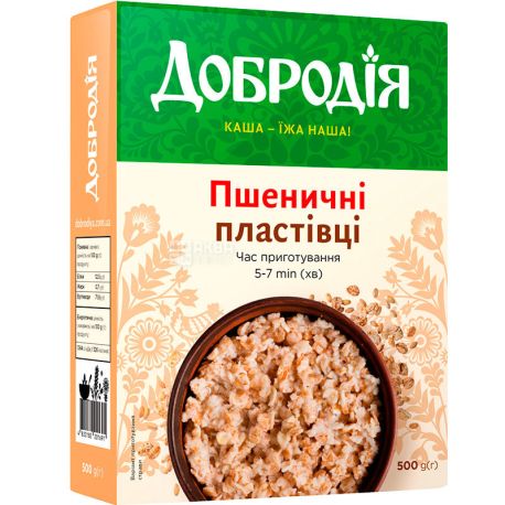 Dobrodiya, 500 g, Wheat flakes