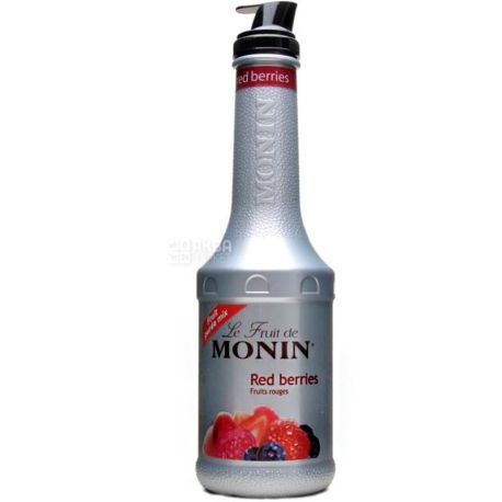 Monin Red Berries, 1,32 кг, Фруктовое пюре Монин, Красные ягоды, ПЭТ